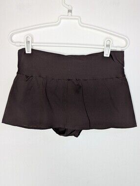 La Blanca Brown Skirted Bikini Bottom 6/8